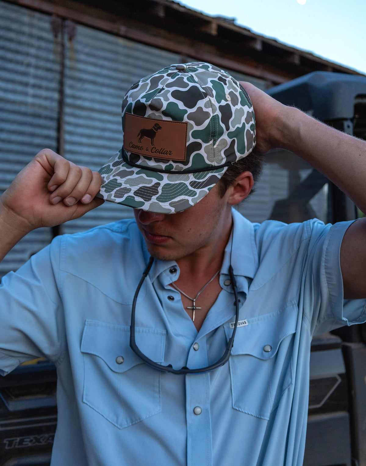 Duck Camo Rope Hat